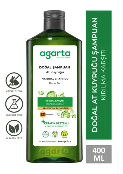 Agarta At Kuyruğu Bitkisi Özlü Şampuan 400 Ml