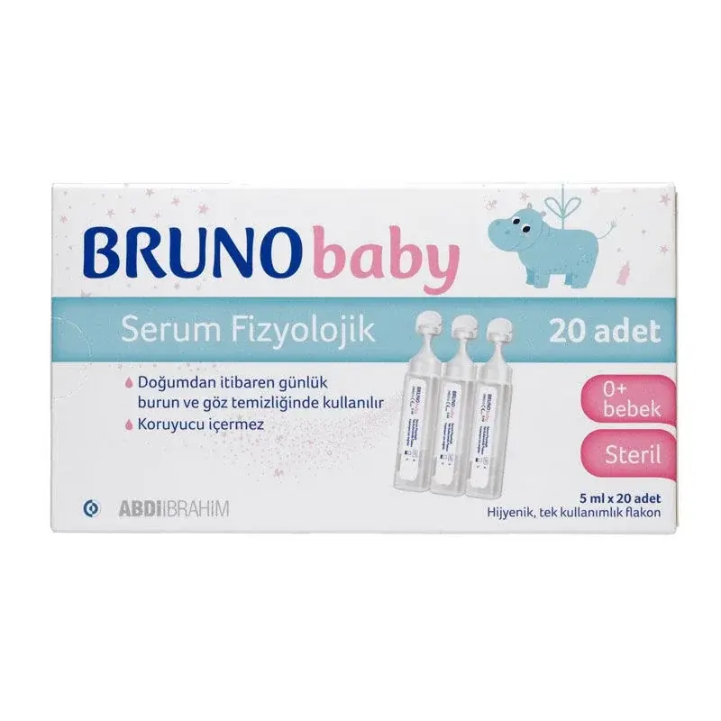 Bruno Baby 5 ML 20 Flakon Serum Fizyolojik