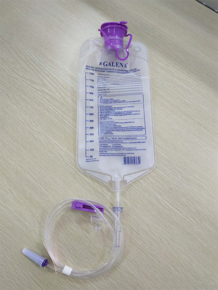 Enteral Beslenme Torbası Y Konnektörlü 1200 ml (yıkamalı)