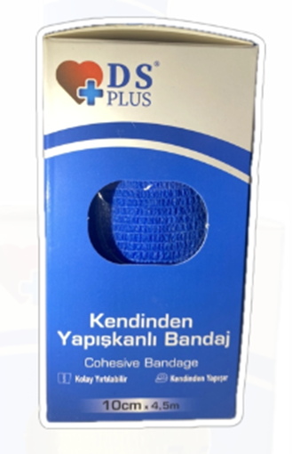Coban Bandaj 10 CM 4,5 M Mavi D.s