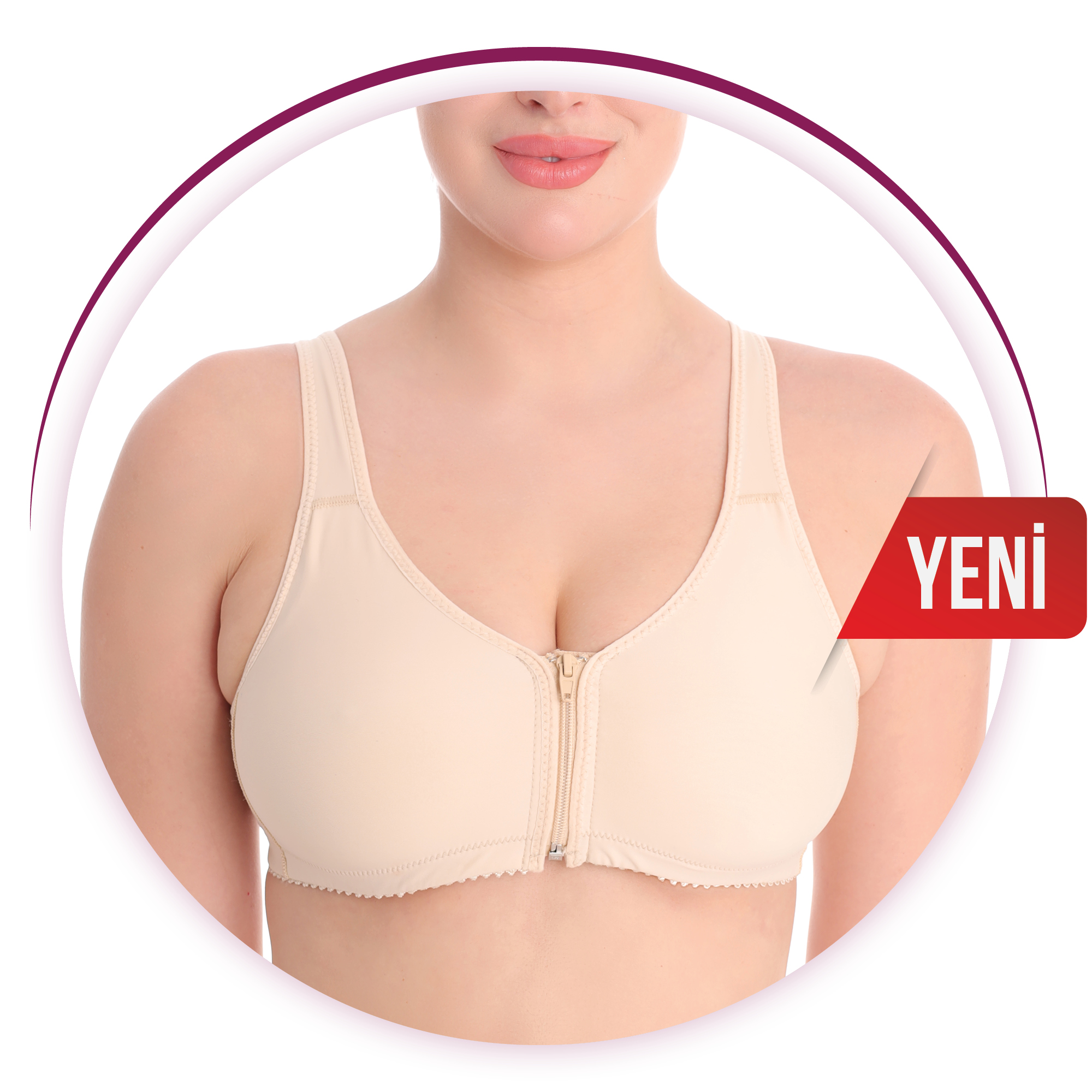 Göğüs Protezi̇ Sütyeni̇ (fermuarli)
