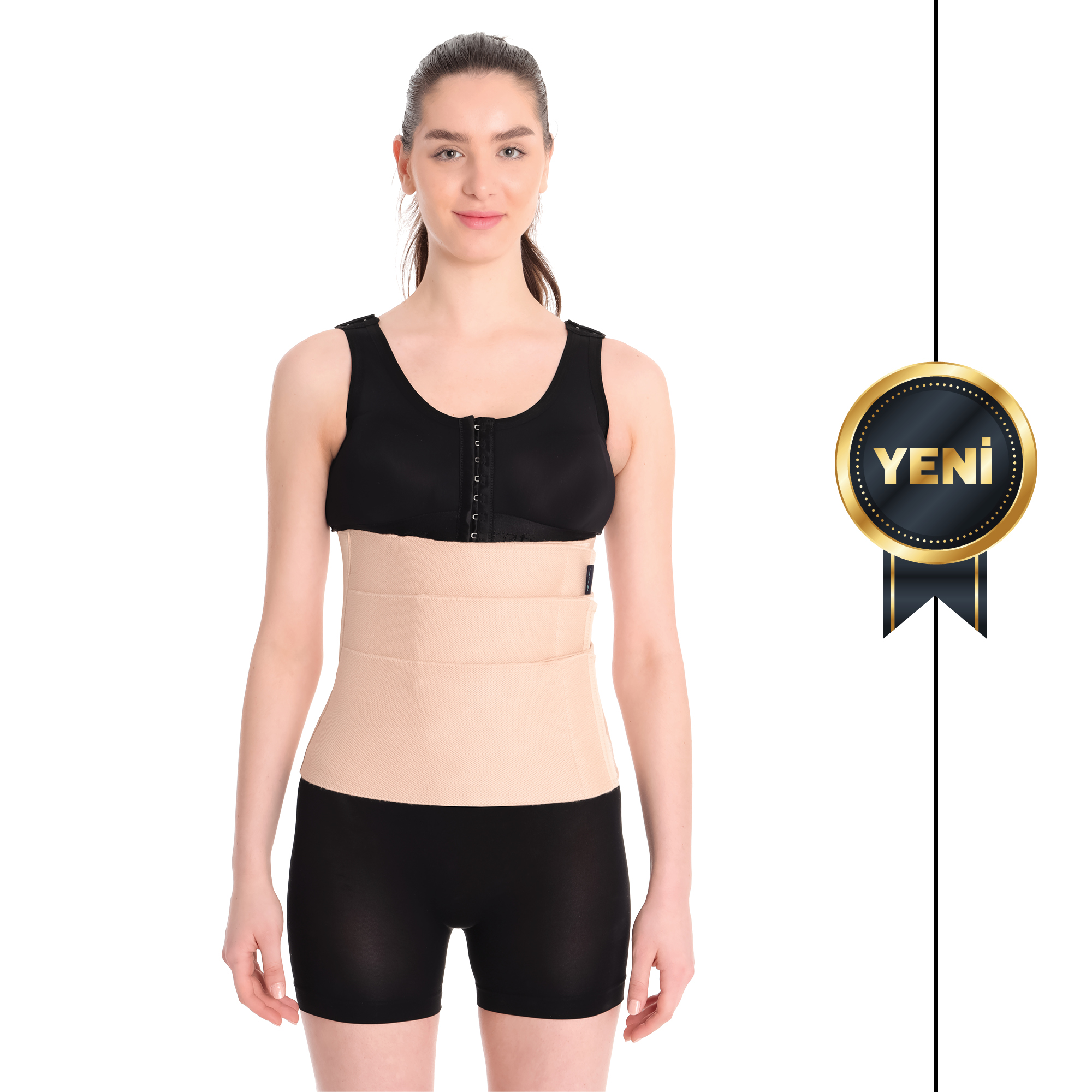 3 Panelli̇ Abdomi̇nal Bandaj (28 CM