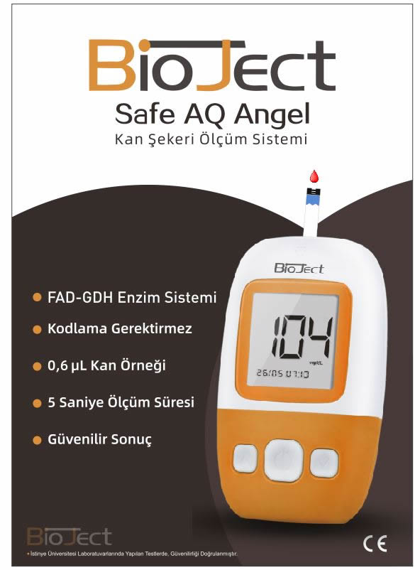 Bioject Safe Aq Angel Kan Şekeri Ölçüm Sistemi