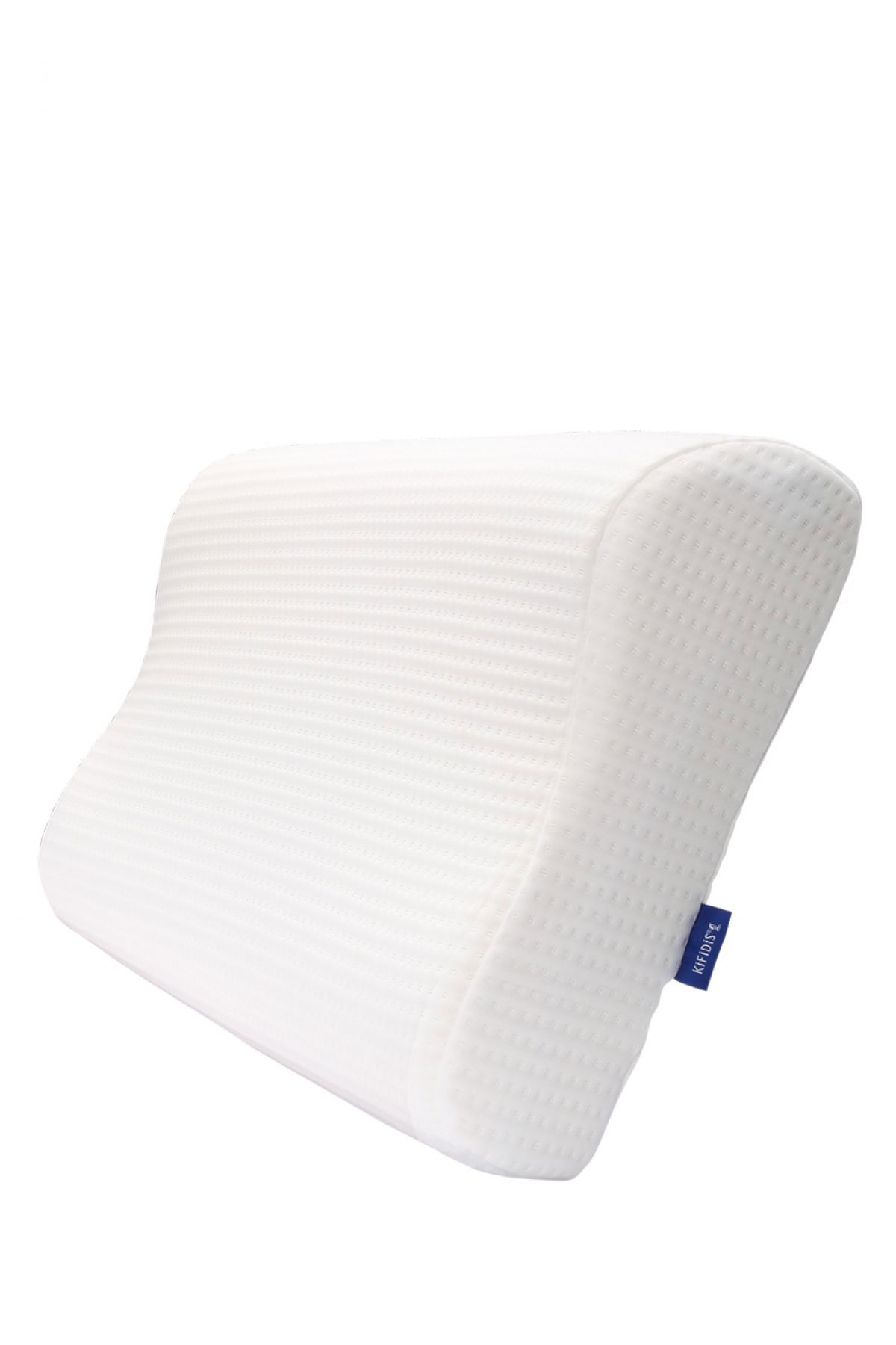 Kifidis Kademeli Visko Uyku Yastığı 55x36x11/7 cm Beyaz 