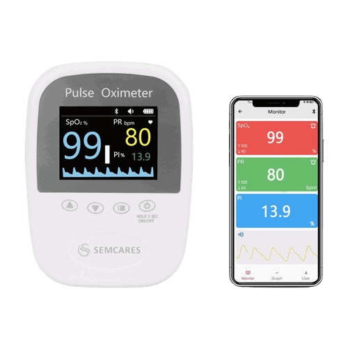 BM1000A El Tipi Pulsoksimetre