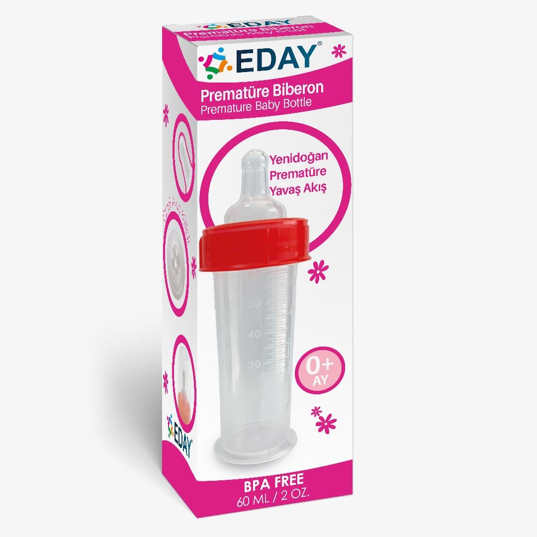 Prematüre Biberonu 60 ML Yenidoğan Prematüre İ̇htiyaçları