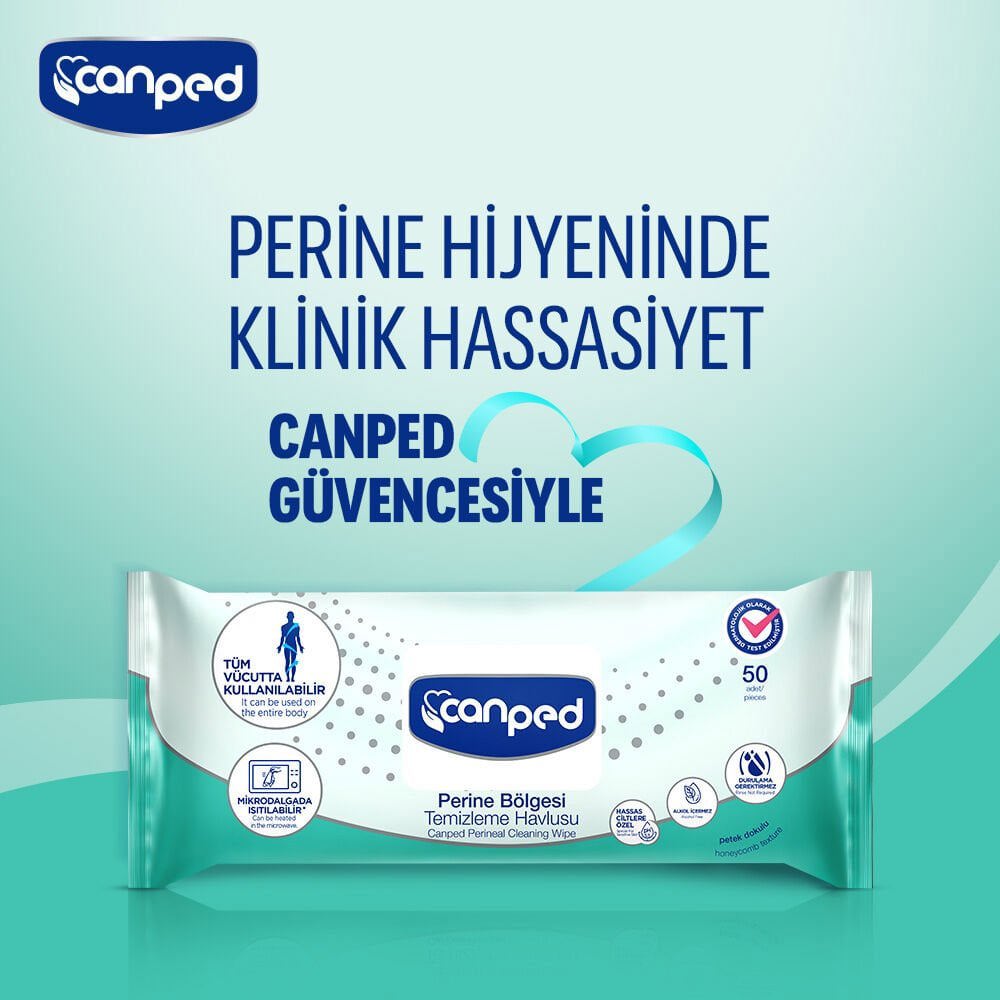 Canped Perine Bölgesi Temizlik Havlusu