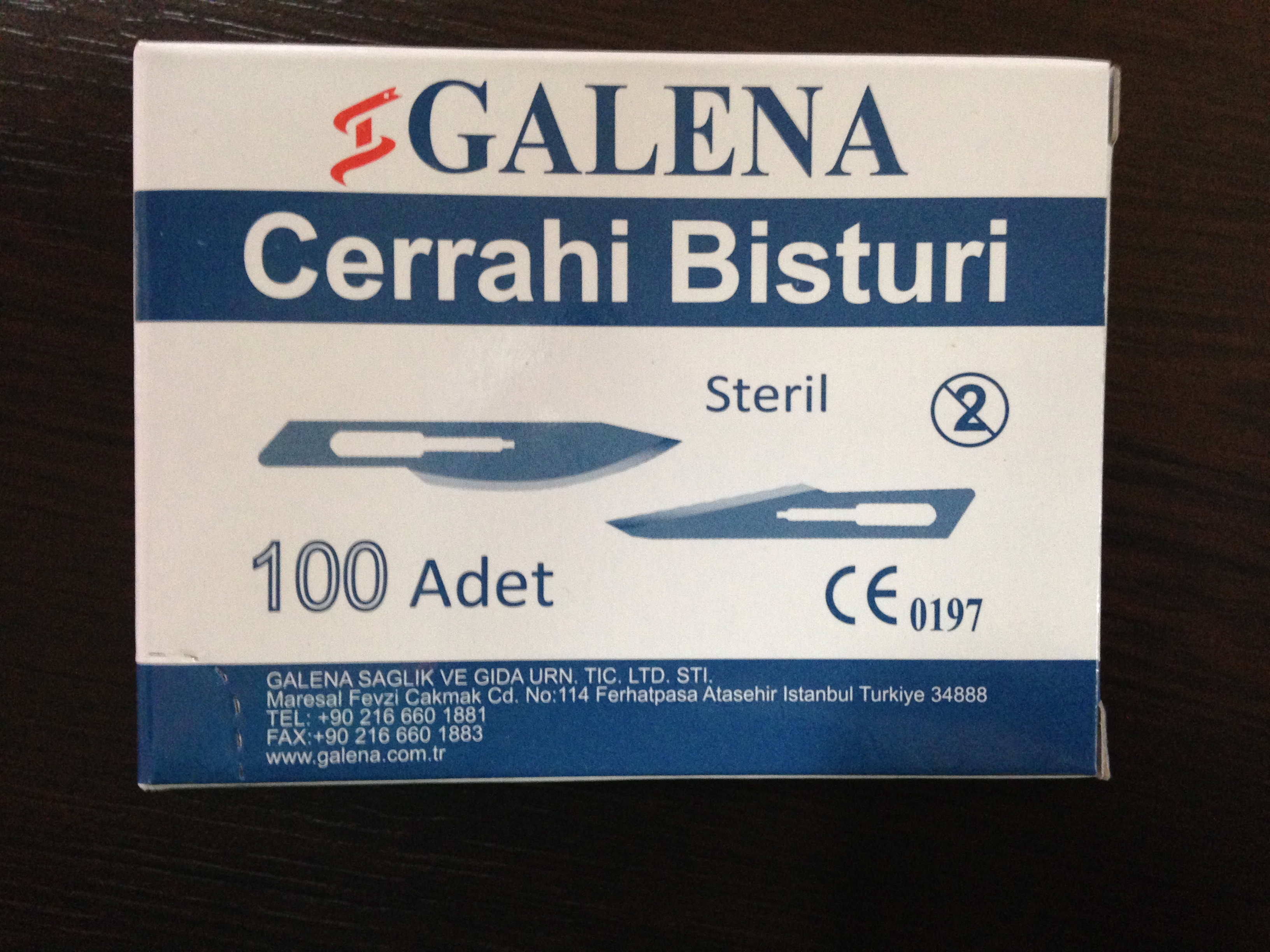 Bisturi Ucu Karbon Çelik 10-11-12-15-18-20-21-22-23-24