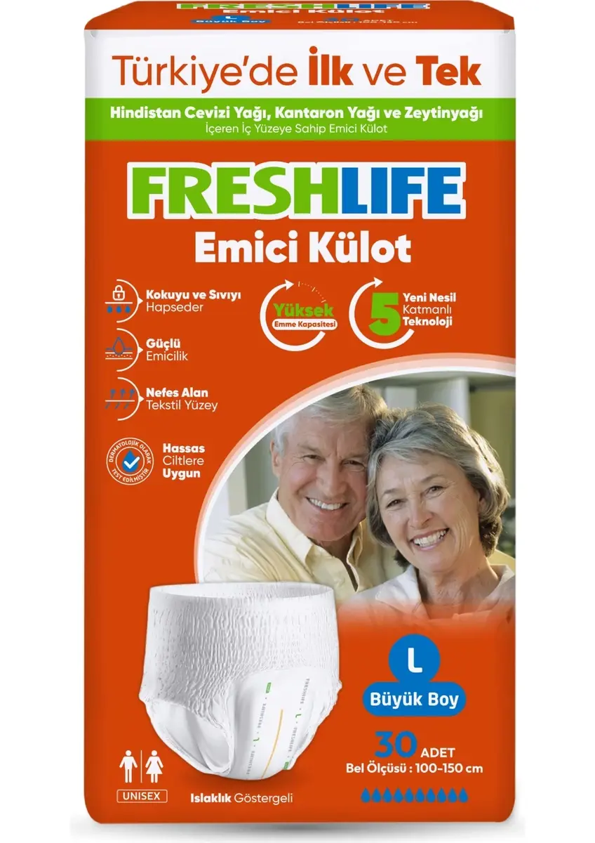 Freshlife Large Emici Külot 30 Adet